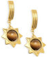 ფოტო #1 პროდუქტის 18k Gold-Plated Matahari Sunny Drop Earrings
