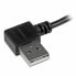 Фото #3 товара Универсальный кабель USB-MicroUSB Startech USB2AUB2RA1M Чёрный