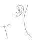 ფოტო #3 პროდუქტის Romantic Open Heart Cut Out Filigree Endless Huggie Small Hoop Earrings For Women Teens Girlfriend Hinged .925 Sterling Silver