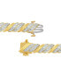 ფოტო #5 პროდუქტის Diamond Diagonal Row Link Bracelet (3 ct. t.w.) in 10k Gold