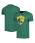 Фото #1 товара Men's Green Distressed Smokey the Bear Brass Tacks T-shirt