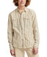 Фото #7 товара Men's Striped Long Sleeve Mesa Western Shirt