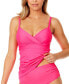 Women's Ruched Underwire Tankini Top