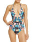 Фото #1 товара Mara Hoffman 263961 Women Printed Cutout One Piece Swimsuit Size XS