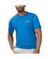 Фото #1 товара Men's Powder Blue Los Angeles Chargers Licensed to Chill T-shirt