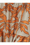 Фото #6 товара Миди-юбка Koton Мелис Агазат с цветочным рисунком и разрезом