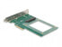 Фото #2 товара Delock 90081 - U.2 - PCIe - Male - PCIe 4.0 - Green - Silver - PC