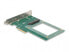 Delock 90081 - U.2 - PCIe - Male - PCIe 4.0 - Green - Silver - PC