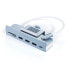 Фото #2 товара Satechi USB-C Clamp Hub für 24" iMac