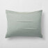 Фото #3 товара King Lyocell Cotton Blend Comforter Sham Sage Green - Casaluna