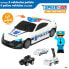 CB TOYS Police Car Transporter Truck With Vehicles And Figure Remote Control