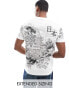 Фото #1 товара ASOS DESIGN standard t-shirt in white with souvenir back print