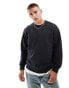 Jack & Jones oversized crew neck sweatshirt in navy