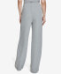 Фото #2 товара Women's Mid-Rise Wide-Leg Back-Zip Pants