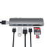 Фото #3 товара Адаптер Satechi ST-CMBPM - USB 3.2 Gen 1 (3.1 Gen 1) Type-C - HDMI,USB 3.2 Gen 1 (3.1 Gen 1) Type-A,USB 3.2 Gen 1 (3.1 Gen 1) Type-C - MicroSD (TransFlash),SD - 40000 Mbit/s - Gray - Aluminum