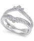 ფოტო #1 პროდუქტის Diamond Enhancer Ring Guard (5/8 ct. t.w.) in 14k White Gold