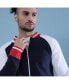 Men's Multicolor Zip-Front Jacket With Raglan Sleeve