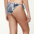 Фото #2 товара Tommy Bahama 267256 Women Mare Navy Reversible String Bikini Bottom Size S