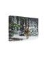 Фото #2 товара Majestic Moments Photography Snow Storm and the Buck Deer Canvas Art - 37" x 49"