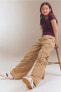 Фото #1 товара Wide-leg Cargo Pants