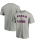 Фото #4 товара Men's Heathered Gray Texas Rangers Heart Soul T-shirt