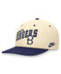 Фото #1 товара Men's Cream/Royal Brooklyn Dodgers Rewind Cooperstown Collection Performance Snapback Hat