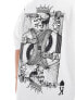 ASOS DESIGN unisex oversized license t-shirt with Pusha T graphics in white