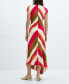 Women's Cut-Out Striped Dress