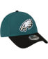 Фото #4 товара Men's Midnight Green, Black Philadelphia Eagles The League Two-Tone 9FORTY Adjustable Hat