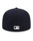 Фото #3 товара Men's Navy Cleveland Guardians 2024 City Connect Icon 59FIFTY Fitted Hat