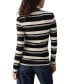 Women's Essential Striped Turtleneck