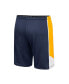 ფოტო #4 პროდუქტის Men's Navy West Virginia Mountaineers Haller Shorts