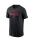 ფოტო #3 პროდუქტის Men's Black Cincinnati Reds Team Engineered Performance T-shirt