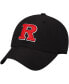 ფოტო #1 პროდუქტის Men's Black Rutgers Scarlet Knights Primary Logo Staple Adjustable Hat