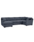 Фото #4 товара Radley 4-Pc. Fabric Chaise Sectional Sofa with Corner Piece, Created for Macy's