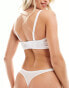 Ivory Rose Fuller Bust Bridal Milan DD-G mesh balconette bra in white