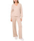 ფოტო #3 პროდუქტის Women's Knit V-Neck Sweater