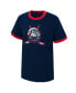 ფოტო #2 პროდუქტის Big Boys Navy Distressed Washington Capitals Ice City T-shirt