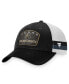 Men's Black, White Vegas Golden Knights Fundamental Striped Trucker Adjustable Hat