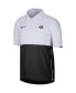 Фото #3 товара Men's White Georgia Bulldogs Coaches Half-Zip Pullover Jacket