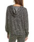 Фото #2 товара Skull Cashmere Berlyn Cashmere-Blend Leopard Hoodie Women's Grey Xs