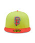 ფოტო #3 პროდუქტის Men's Green, Red San Francisco Giants Cyber Highlighter 59FIFTY Fitted Hat