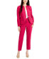 Фото #5 товара Single-Button Blazer and Slim-Fit Pantsuit, Regular and Petite Sizes