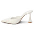 COCONUTS by Matisse Zola Pointed Toe Mules Womens White Dress Casual ZOLA-617