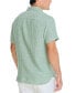 Фото #2 товара Men's Classic-Fit Solid Linen Short-Sleeve Shirt