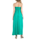 ფოტო #2 პროდუქტის Sleeveless Empire Waist Maternity Maxi Dress