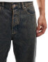 Dickies thomasville relaxed fit denim jeans in overdye washed brown Коричневый, W30 L32 - фото #9