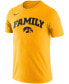 Фото #2 товара Men's Gold-Tone Iowa Hawkeyes Family T-shirt