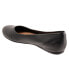 Фото #5 товара Softwalk Sonoma S1862-013 Womens Black Leather Slip On Ballet Flats Shoes
