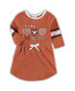 Toddler Girls Heathered Texas Orange Texas Longhorns Poppin Sleeve Stripe Dress